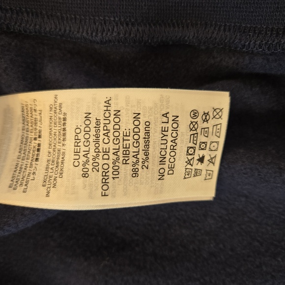 Nike NFL Denver Broncos Embroidered Full Zip Hoodie Sweatshirt Navy Size Medium - Picture 12 of 12